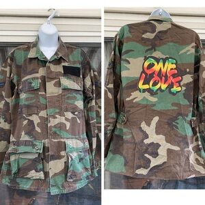 Authentic US Military Jacket, Camouflage Army Jacket